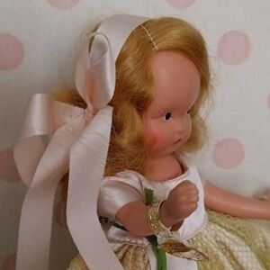 Nancy Ann Storybook Doll #90 Seasons Series Spring w/Box, Tag & more